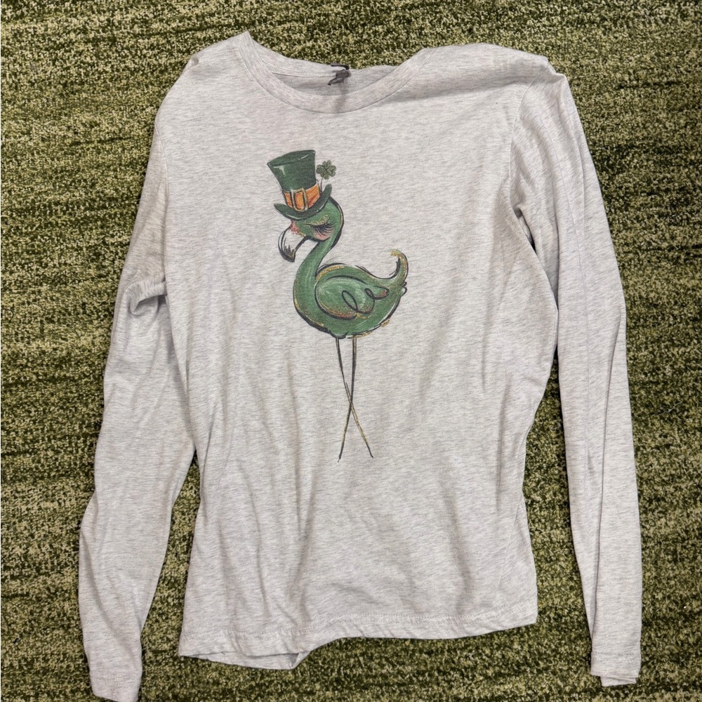 St Patrick's day green flamingo - Picture 1 of 5